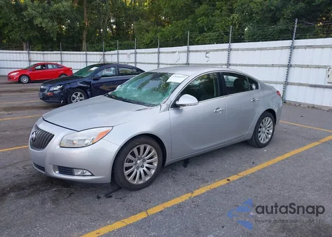 2012 Buick Regal Turbo - Premium 1 из США, поврежденный, VIN 2G4GS5EV3C9156677